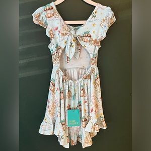 Posh peanut Catherine tie back twirl 2T